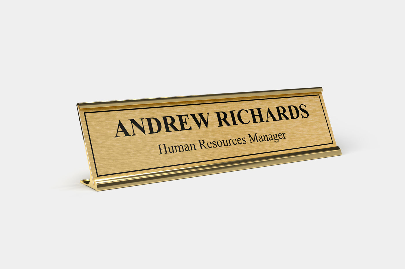 Desk Nameplate/ Standard outlets Two Line Nameplate/ Granite Desk Nameplate